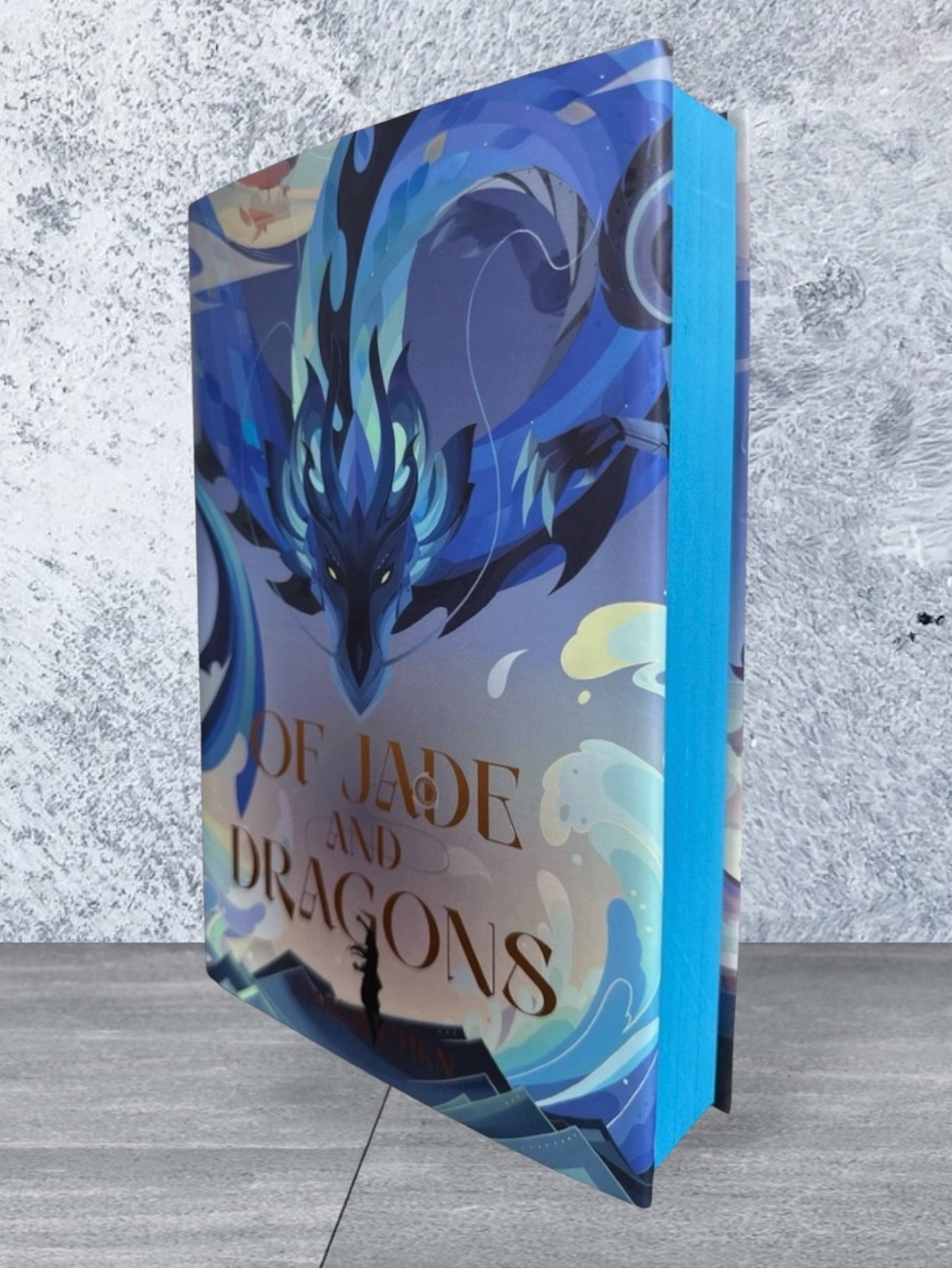 Of Jade and Dragons Amber Chen Owlcrate SIGNED Special Edition Sprayed Edges